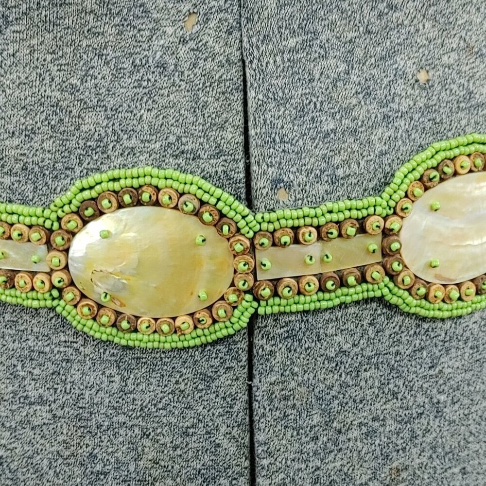 Bohemian style Shell Belt, Green